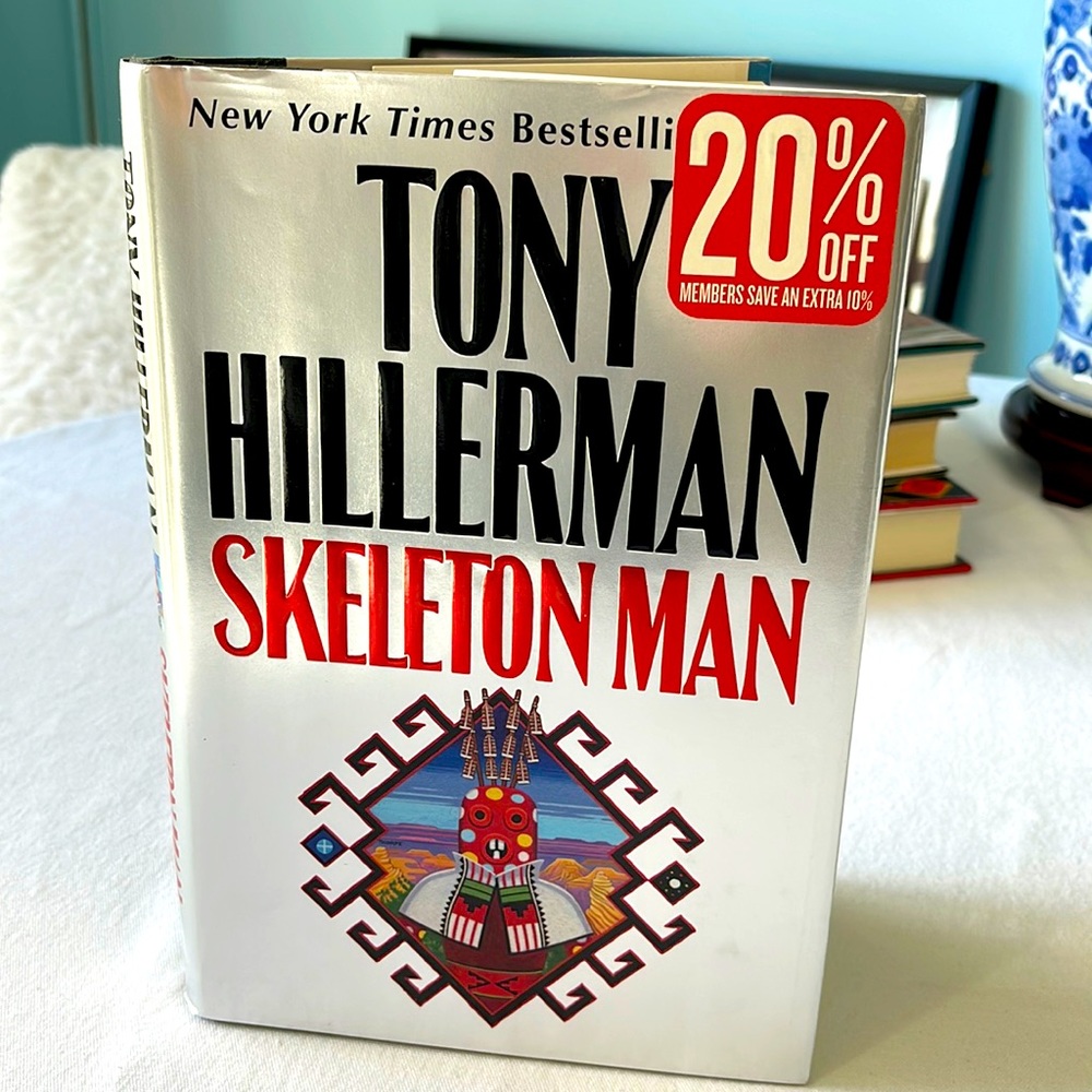 Skeleton man, novel by Tony Hillerman… New York times best selling novel